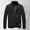 Black, variant on Fesfesfes Jacket for Men's Casual Long Sleeve Hoodless Zipper Pocket Stand Collar Baseball Jacket Coat