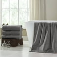thumbnail image 2 of Modern Threads Spunloft™ Adult Bath Sheet Set, 35" x 66", 100% Cotton 4 Pack, Charcoal, 2 of 3