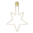 thumbnail image 4 of Bombilla LED decorativa E27/2700K, 8 W, estrella de 5 puntas, para festivales, interior, 220-240 V, 4 of 14