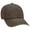 Brown, variant on OTTO 6 Panel Low Profile Garment Washed Pigment Dyed Baseball Cap - Char. Gray