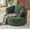 Green, variant on NeoKo 49" Modern Comfortable Single Round Sofa,Boneless Compressed Round Chair,Corduroy with Upholstered Back for Comfortable Reading Chair,Suitable for Living Rooms and Apartments,Orange