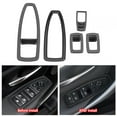 thumbnail image 4 of Cubierta del botón del interruptor de la ventana ANGGREK Fibra de carbono 5 piezas para BMW Serie 3 F30 2013-2018, 4 of 8