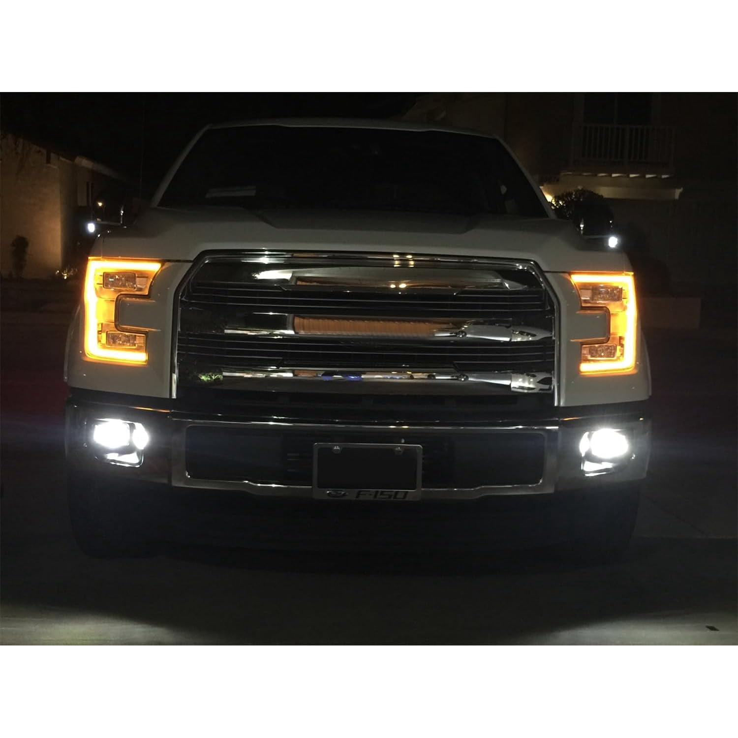 High Power LED Fog Light Replacement For Ford 2015-2020 F-150, 2017-2022 F-250 F-350 (Replace OEM# FL3Z-15201-B FL3Z-15200-B)