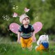 thumbnail image 4 of Txlixc Juego de rol de cuento de hadas de 4 piezas para niñas, falda brillante + alas de mariposa de cuento de hadas LED + horquilla + palo de mariposa Txlixc  moda, 4 of 9