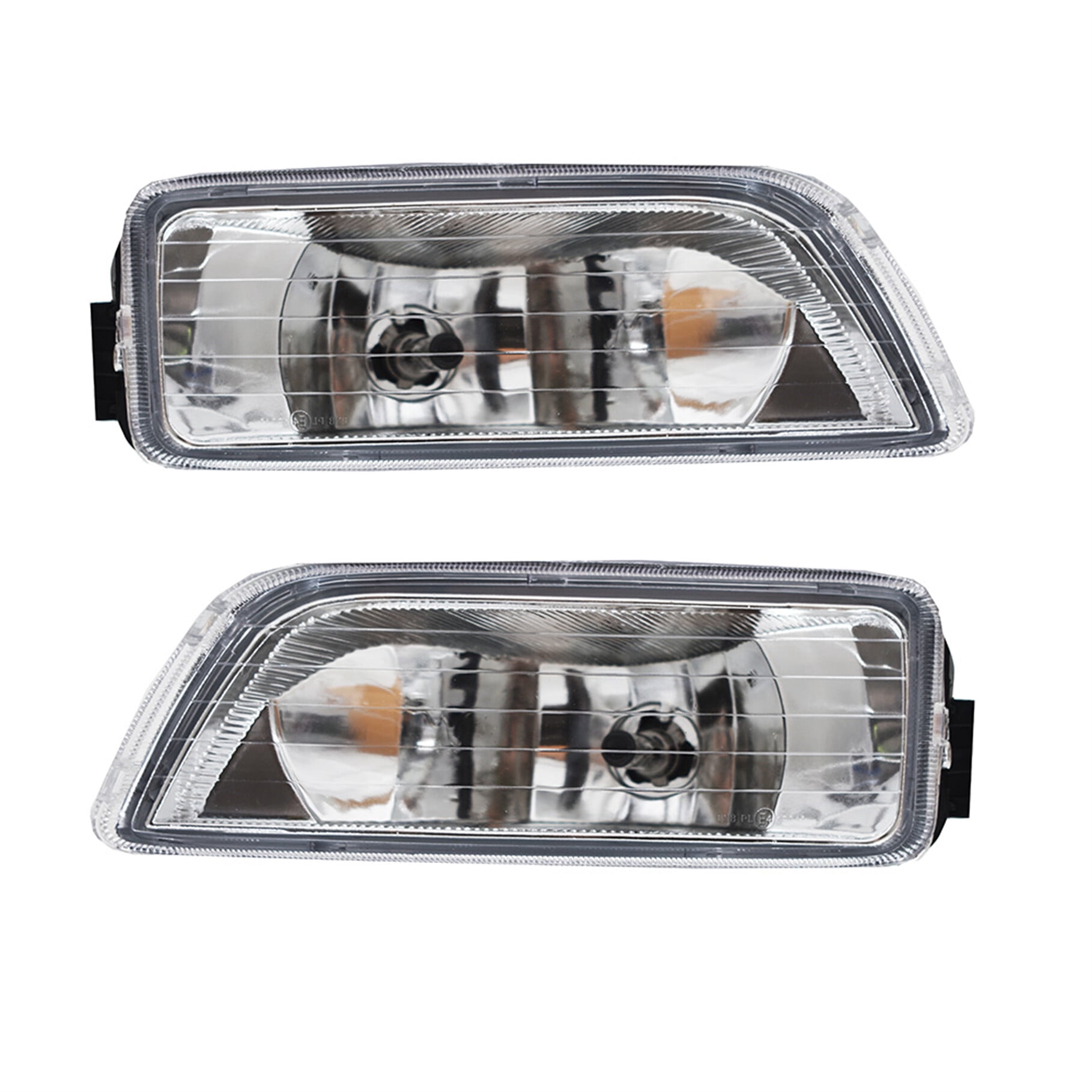 SEBLAFF 1 Pair of Clear Bumper Driving Fog Lights Assembly Left & Right Side Replacement for 2003-2007 Honda Accord 4-Door Sedan