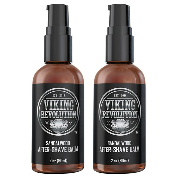 Bálsamo para después del afeitado Viking Revolution Luxury Sozes para hombres, paquete de 2