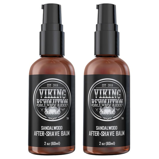 Bálsamo para después del afeitado Viking Revolution Luxury Sozes para hombres, paquete de 2