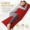 thumbnail image 5 of KLL Ultra Soft Microfiber Body Pillow Cover/Pillowcases 20"x54" with Hidden Zipper Closure-Ladybug Pattern, 5 of 8