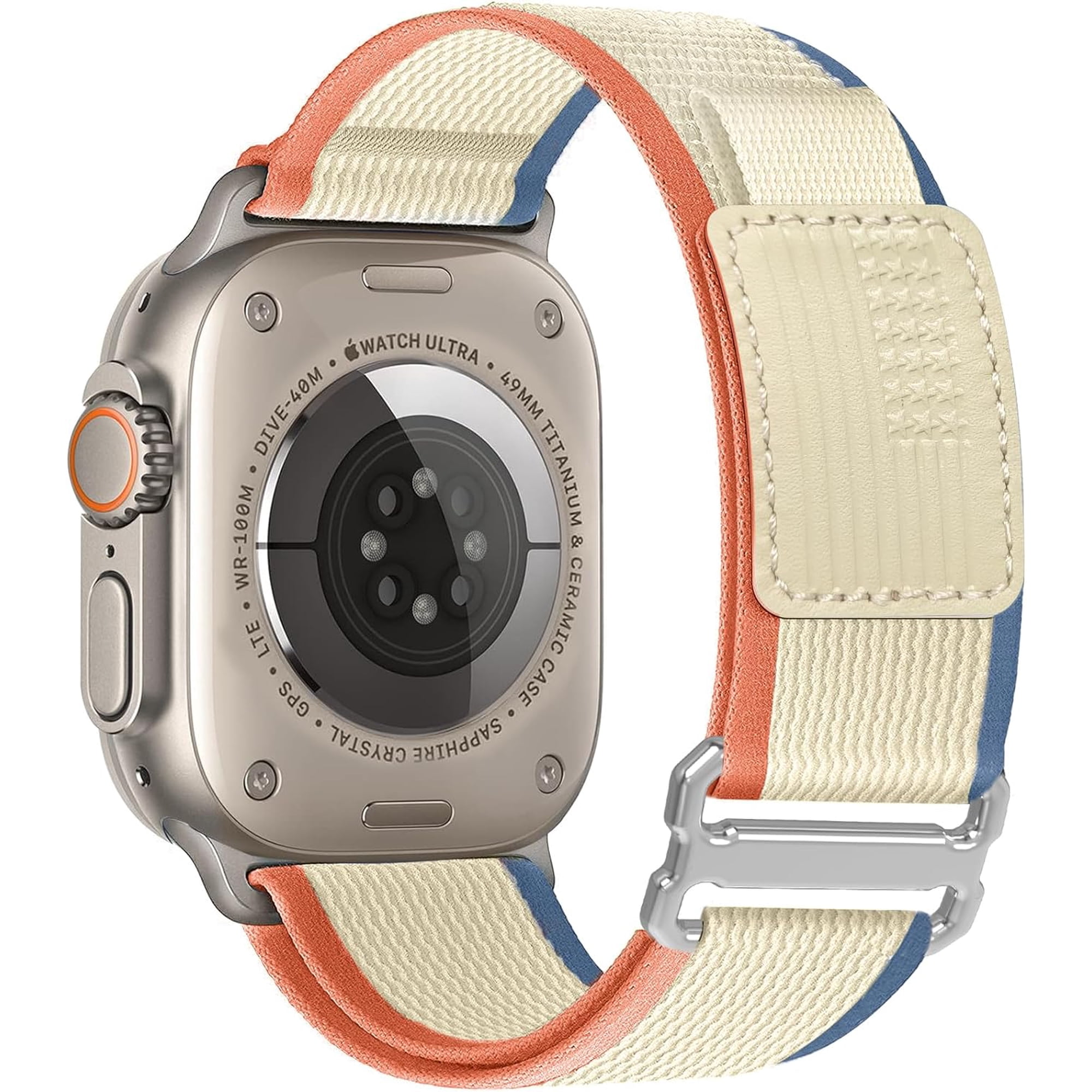 PINHEN Sport Trail Loop Strap Compatible for Apple Watch Band 38mm 40mm 41mm for Women Men,Adjustable Breathable Nylon Braided Wristband for iWatch Series Ultra 9 8 7 6 5 4 3 2 1 SE