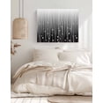 thumbnail image 3 of Black Flower Wall Art for Living Room,Canvas Picture Wall Decor for Bathroom Bedroom,Geometric Stripes Gradient Simple Branch Painting Artwork for Office Kitchen Hallway Dining Room Decor 24"x32", 3 of 8