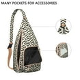 thumbnail image 4 of Designer Sling Backpack - High Fashion Artistic Pattern Shoulder Bag, Lightweight for Travel & Shopping, 4 of 4