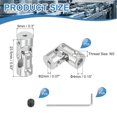 thumbnail image 2 of 4 Pack Coupling Joint, Universal Steering Shaft, Metal Shaft Coupling, 4MM-2MM, 2 of 5