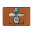 thumbnail image 4 of XMXY Camera Illustration Area Rugs Doormat Outdoor Entrance, Facecloth Non-slip Floor Mat Rug for Living Room Kitchen Sink Area Indoor,72"x48", 4 of 9