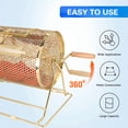 thumbnail image 4 of GSE Games & Sports Expert Raffle Drum, Professional Brass Raffle Ticket Spinning Cage, Holds 15,000 Tickets or 500 Ping Pong Raffle Balls (Available in Small, Medium, Large & X-Large), 4 of 6