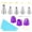 Blue, variant on 11pcs Cake Decorating Kits Flower Cream Cake Tips Nozzles Pastry Bags Coup