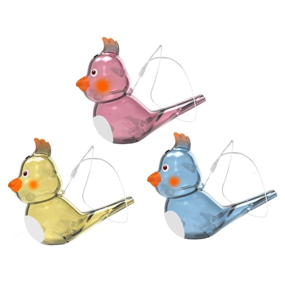 3lots Bird Water Whistles Funny Toy Musical Toy Noise Makers Parties Favor Birthday Supply For Training And Play