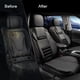 thumbnail image 3 of Fundas de asiento de coche CAROMOP 3D, de esponja gruesa, juego frontal universal, 3 of 9
