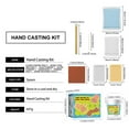 thumbnail image 4 of DIY Handmade Casting Kit Handmade Casting Kit Manufacturing Model Hand DIY Souvenir 3D Clone Hand Model Toy, 4 of 9