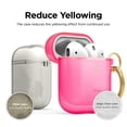 thumbnail image 3 of Funda para Airpods Elago Clear con llavero para Airpods 1 y 2, color rosa, 3 of 8