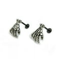 thumbnail image 6 of GKNET Women Skull Hand Lip Piercing Delicate Jewelry Punk Piercing Skeleton Lip L, 6 of 9