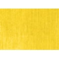 thumbnail image 1 of Ahgly Company Machine Washable Indoor Rectangle Oriental Yellow Industrial Area Rugs, 7' x 10', 1 of 4