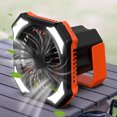 thumbnail image 3 of Luz Led Para Ventilador De Camping Linterna portátil 3 en 1 para campamento, recargable por USB (negro, amarillo, 4000 mA) Ndcxsfigh Accesorios para autos y motos, 3 of 8