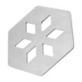 thumbnail image 6 of Masteelf Hexagon Coaster Hollow Stainless Steel Coaster For Tea Cups And Coffee Beverage Coasters For Coffee Table And Wine Chilling, 6 of 8