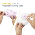 thumbnail image 3 of Medela Safe & Dry Ultra Thin Disposable Nursing Pads, 3 of 7