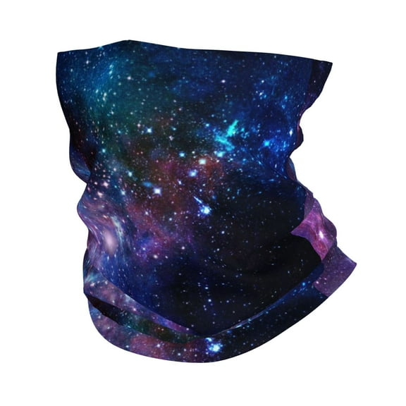 Cooling Neck Gaiter Face Cover Scarf Space Galaxy Protection Mask Windproof Hiking Cycling Running For Men Women