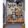 thumbnail image 3 of Trick Or Treat Halloween Shower Curtain Set ，Waterproof Fabric Shower Curtains Country Pumpkin Truck Shower Curtains for Bathroom,Bathroom Decor 60"x72", 3 of 6