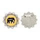 thumbnail image 1 of Bocina. Broche de plata Unbranded M, 1 of 3