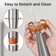 thumbnail image 7 of Immersion Blender Handheld Corded Hand Blenders Set 1100W, Trigger Variable Speed 5 in 1 Stick Emulsifier with Chopper, Whisk and Frother for Soup, Baby Food and Smoothies, Orange, 7 of 7