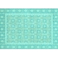 thumbnail image 1 of Ahgly Company Indoor Rectangle Oriental Light Blue Traditional Area Rugs, 2' x 4', 1 of 4