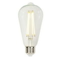 thumbnail image 2 of Westinghouse Lighting  6.5-Watt (60-Watt Equivalent) Clear ST20 Dimmable Filament LED Light Bulb, Medium Base, 6 Pack - 6-Pack, 2 of 5