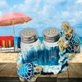 thumbnail image 7 of Nautical Sea Turtle Salt and Pepper Shakers Set with Holder for Beach House Interiror Style - Coastal Living Room Accents, and Marine Life Theme Decorative Shakers Set, 7 of 7