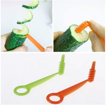 

1PC Potato Tower Spiral Manual Vegetable Screw Plastic Cutter Rotate Slicer