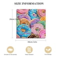 thumbnail image 3 of Chilfamy Donuts Frosting Sprinkles Canvas Wall Art Decor 12x12in, 3 of 6