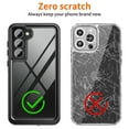 thumbnail image 6 of Casetego for Samsung Galaxy S23 Case,IP68 Waterproof Dustproof Shockproof Case with Built-in Screen Protector,Heavy Duty Full Body Protective Phone Cover for Galaxy S23 5G 6.1 Inch,Black, 6 of 8