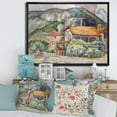 thumbnail image 3 of Designart Greek Landscape Off The Coast Of The Aegean Sea  FLOAT FRAME WALL ART, 3 of 4