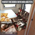 thumbnail image 5 of FORUDESIGNS Boston Terrier Rose Pattern 2 Pieces RV Dinette Cushion Covers,Washable Camper Cushion Slipcovers Replacement Sofa Cushions Slipcovers for Travel Trailer Couch, 5 of 7