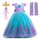 thumbnail image 1 of Disney-disfraz de princesa Sirenita Ariel Bowl, vestido de carnaval bordado de lujo, Halloween ix, vestido educativo para niños zhangmengya unisex, 1 of 2