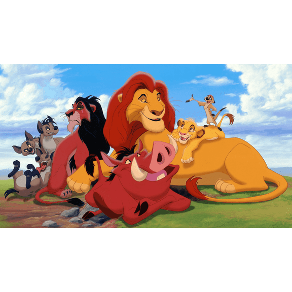 DIY 5D Diamond Painting Kits for Adults Rhinestone Embroidery Pictures Canvas Arts Crafts Home Wall Decor-12x16in(The Lion King)