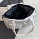 thumbnail image 4 of Bolso Mano Acolchado Gran Capacidad Informal A La para Mujer Bolso Hombro 8020 Color Blanco Roto, 4 of 9