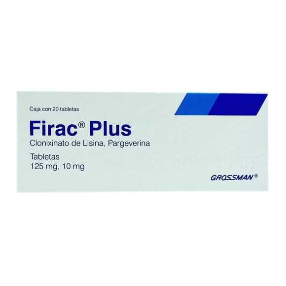 Firac Plus 125 mg/10 mg 20 tabletas