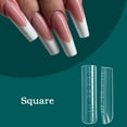 thumbnail image 4 of Herramientas de arte de formas de uñas para Gel UV, molde de extensión de construcción rápida, moldes superiores de formas duales, 120/60 uds., 4 of 4