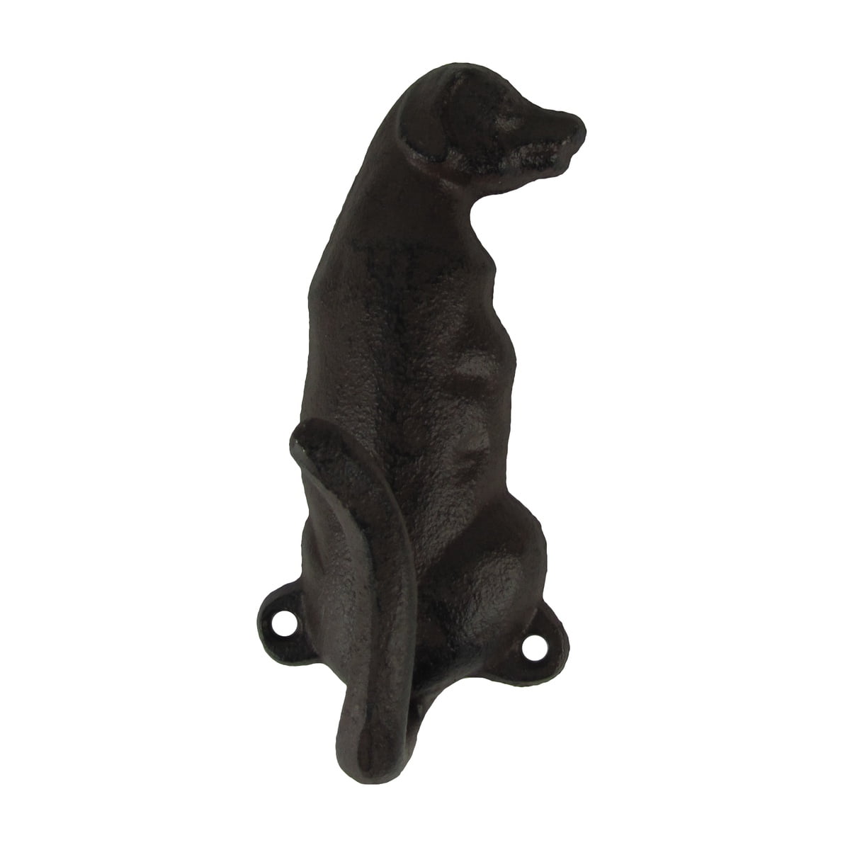 Miniature Schnauzer Dog Leash Hanger Metal Key Rack Holder 5 Hooks Sm 6" Made US 