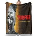 thumbnail image 1 of Terrifier 3 Couvertures en Flanelle Super Douce Légères et Moelleuses 80 Po*60 Po, 1 of 5