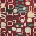 thumbnail image 6 of SAFAVIEH Wyndham Megan Geometric Area Rug, Red/Multi, 4' x 6', 6 of 7