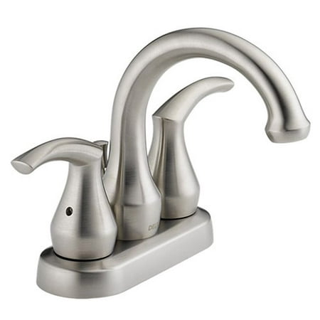 Delta 25715lf Ss Andover Centerset Bathroom Sink Faucet In Stainless