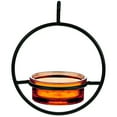 thumbnail image 5 of Mosaic Birds Recycled Glass & Metal Hanging Bird Feeder for Outdoors-Oriole Feeder for Garden- Bluebird Feeder - Orange, 5 of 7